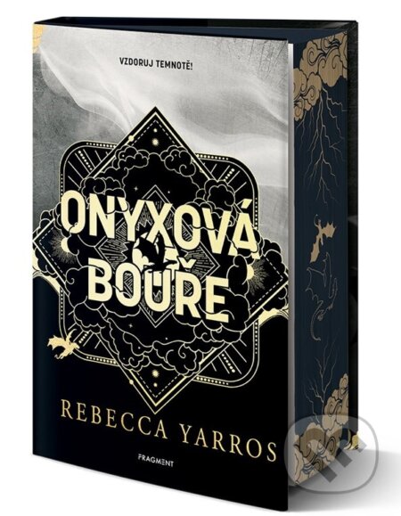 Kniha: Onyxová bouře - exkluzivní vydání (Rebecca Yarros). Nakladatelství Fragment, 2025 Kniha: Onyxová bouře - exkluzivní vydání (Rebecca Yarros). Nakladatelství Fragment, 2025