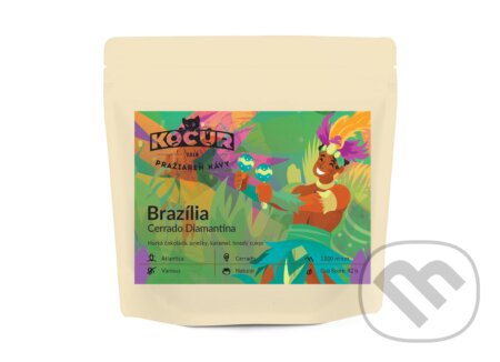 Kávy a čaje: Brazília Cerrado Diamantina (Kocúr). Kocúr, 2025 Kávy a čaje: Brazília Cerrado Diamantina (Kocúr). Kocúr, 2025