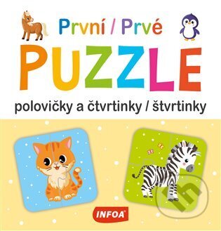 Společenská hra: První PUZZLE - polovičky a čtvrtinky (INFOA). INFOA, 2025 Společenská hra: První PUZZLE - polovičky a čtvrtinky (INFOA). INFOA, 2025