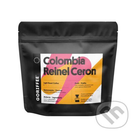 Kávy a čaje: Colombia Reinel Ceron washed (Light roast) (Goriffee). Goriffee, 2025 Kávy a čaje: Colombia Reinel Ceron washed (Light roast) (Goriffee). Goriffee, 2025