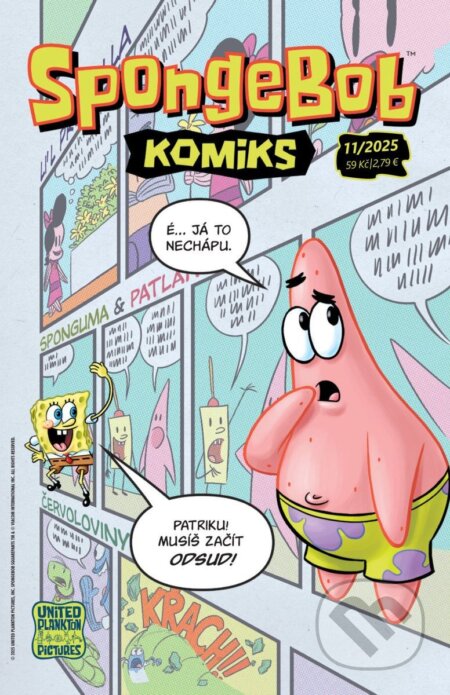 Kniha: SpongeBob 11/2025 (různí). Crew, 2025 Kniha: SpongeBob 11/2025 (různí). Crew, 2025