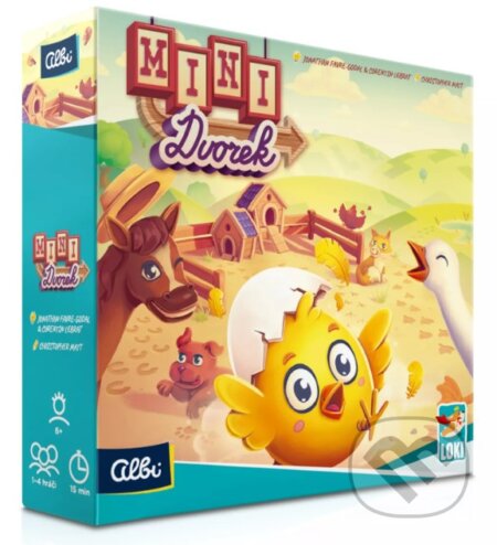 Spoločenská hra: Mini dvorek (Albi). Albi, 2025 Spoločenská hra: Mini dvorek (Albi). Albi, 2025