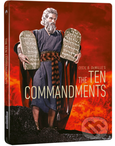 Film: Desatero přikázání - steelbook (Cecil B. DeMille) (Steelbook). Magicbox, 2025 Film: Desatero přikázání - steelbook (Cecil B. DeMille) (Steelbook). Magicbox, 2025