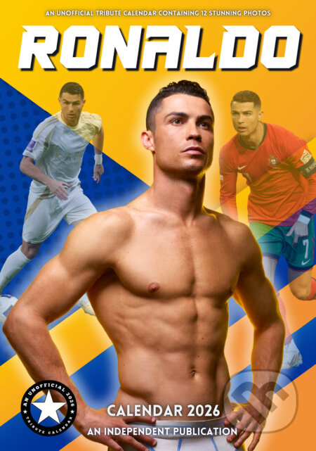 Nástěnný kalendář 2026: Christiano Ronaldo (A3 29,7 x 42 cm) (Cure Pink). Cure Pink, 2025 Nástěnný kalendář 2026: Christiano Ronaldo (A3 29,7 x 42 cm) (Cure Pink). Cure Pink, 2025
