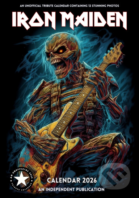 Nástěnný kalendář 2026: Iron Maiden (A3 29,7 x 42 cm) (Iron Maiden). Iron Maiden, 2025 Nástěnný kalendář 2026: Iron Maiden (A3 29,7 x 42 cm) (Iron Maiden). Iron Maiden, 2025