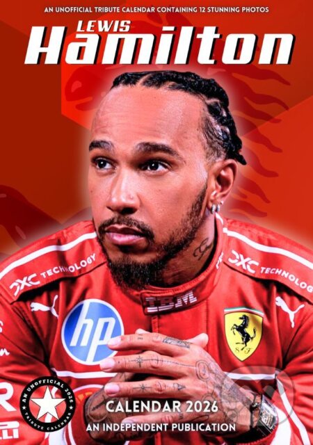 Nástěnný kalendář 2026: Lewis Hamilton (A3 29,7 x 42 cm) (Cure Pink). Cure Pink, 2025 Nástěnný kalendář 2026: Lewis Hamilton (A3 29,7 x 42 cm) (Cure Pink). Cure Pink, 2025