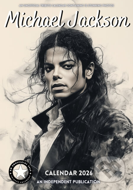Nástěnný kalendář 2026: Michael Jackson (A3 29,7 x 42 cm) (Cure Pink). Cure Pink, 2025 Nástěnný kalendář 2026: Michael Jackson (A3 29,7 x 42 cm) (Cure Pink). Cure Pink, 2025