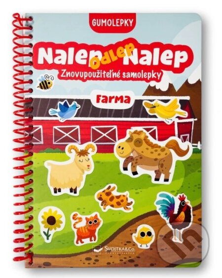 Kniha: Nalep-odlep-nalep! Gumolepky: Farma (Svojtka&Co.). Svojtka&Co., 2026 Kniha: Nalep-odlep-nalep! Gumolepky: Farma (Svojtka&Co.). Svojtka&Co., 2026