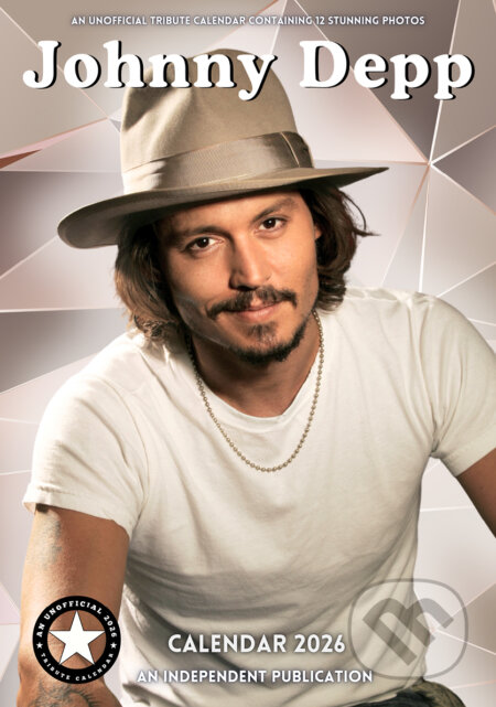 Nástěnný kalendář 2026: Johnny Depp|Piráti z Karibiku (A3 29,7 x 42 cm) (Cure Pink). Cure Pink, 2025 Nástěnný kalendář 2026: Johnny Depp|Piráti z Karibiku (A3 29,7 x 42 cm) (Cure Pink). Cure Pink, 2025
