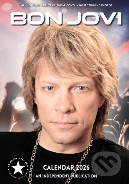 Nástěnný kalendář 2026: Bon Jovi (A3 29,7 x 42 cm) (Cure Pink). Cure Pink, 2025 Nástěnný kalendář 2026: Bon Jovi (A3 29,7 x 42 cm) (Cure Pink). Cure Pink, 2025