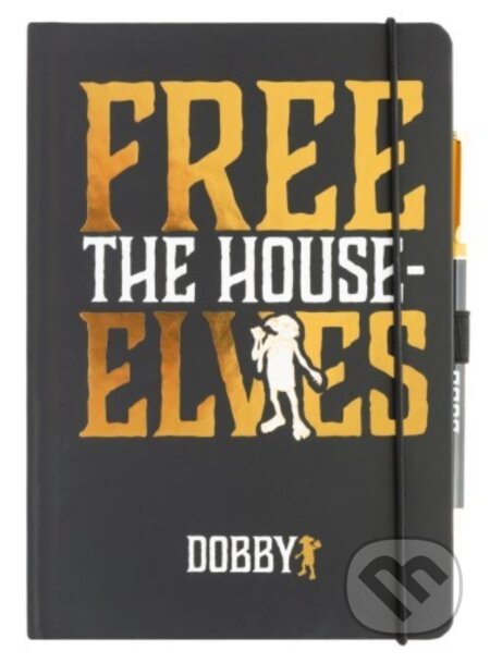Poznámkový blok s propiskou Harry Potter: Dobby je volný skřítek (A5 14,8 x 21 cm) (Harry Potter). Harry Potter, 2025 Poznámkový blok s propiskou Harry Potter: Dobby je volný skřítek (A5 14,8 x 21 cm) (Harry Potter). Harry Potter, 2025