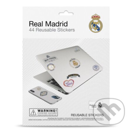Samolepky na elektroniku Real Madrid CF: Fotbalový klub (Cure Pink). Cure Pink, 2025 Samolepky na elektroniku Real Madrid CF: Fotbalový klub (Cure Pink). Cure Pink, 2025