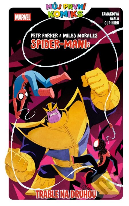 Kniha: Peter Parker a Miles Morales Spider-Mani: Trable na druhou (Mariko Tamaki). Crew, 2025 Kniha: Peter Parker a Miles Morales Spider-Mani: Trable na druhou (Mariko Tamaki). Crew, 2025