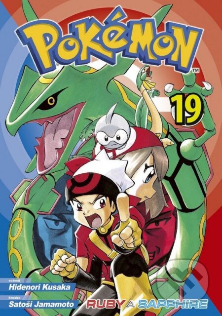 Kniha: Pokémon 19 - Ruby a Sapphire (Koré Jamazaki). Crew, 2026 Kniha: Pokémon 19 - Ruby a Sapphire (Koré Jamazaki). Crew, 2026