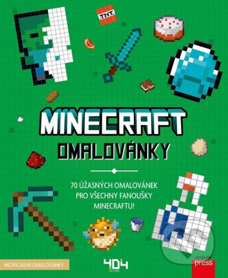Kniha: Omalovánky Minecraft (Autorský kolektiv). Computer Press, 2025 Kniha: Omalovánky Minecraft (Autorský kolektiv). Computer Press, 2025
