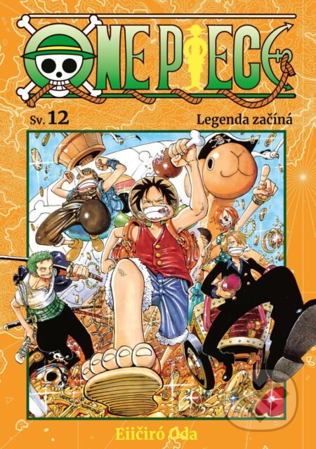 Kniha: One Piece 12 - Legenda začíná (Eiichiro Oda). Crew, 2025 Kniha: One Piece 12 - Legenda začíná (Eiichiro Oda). Crew, 2025
