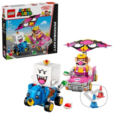 Společenská hra: LEGO® Super Mario 72038 Mario Kart™ – Wario a King Boo (LEGO). LEGO, 2025 Společenská hra: LEGO® Super Mario 72038 Mario Kart™ – Wario a King Boo (LEGO). LEGO, 2025
