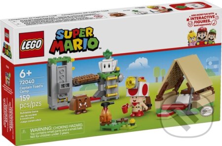 Společenská hra: LEGO® Super Mario 72040 Captain Toad a jeho tábor (LEGO). LEGO, 2025 Společenská hra: LEGO® Super Mario 72040 Captain Toad a jeho tábor (LEGO). LEGO, 2025