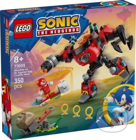 Společenská hra: LEGO® Sonic the Hedgehog 77005 Knuckles vs. Dr. Eggman: Robotický oblek Egg (LEGO). LEGO, 2025 Společenská hra: LEGO® Sonic the Hedgehog 77005 Knuckles vs. Dr. Eggman: Robotický oblek Egg (LEGO). LEGO, 2025
