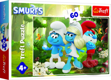 Puzzle: Trefl Puzzle 60 Šmolkovia / Začarovaný les (Trefl). Trefl, 2025 Puzzle: Trefl Puzzle 60 Šmolkovia / Začarovaný les (Trefl). Trefl, 2025