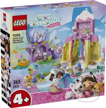 Spoločenská hra: LEGO® Gabby's Dollhouse 11205 Sladká hora pokušenia a Mačacia záhrada (LEGO). LEGO, 2025 Spoločenská hra: LEGO® Gabby's Dollhouse 11205 Sladká hora pokušenia a Mačacia záhrada (LEGO). LEGO, 2025