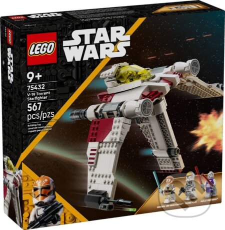 Spoločenská hra: LEGO® Star Wars™ 75432 Stíhačka V-19 Torrent Starfighter (LEGO). LEGO, 2025 Spoločenská hra: LEGO® Star Wars™ 75432 Stíhačka V-19 Torrent Starfighter (LEGO). LEGO, 2025