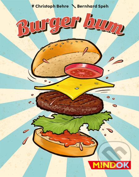 Spoločenská hra: Burger bum (Mindok). Mindok, 2025 Spoločenská hra: Burger bum (Mindok). Mindok, 2025