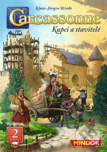 Společenská hra: Carcassonne 2: Kupci a stavitelé 2025 (rozšírenie) (Mindok). Mindok, 2025 Společenská hra: Carcassonne 2: Kupci a stavitelé 2025 (rozšírenie) (Mindok). Mindok, 2025