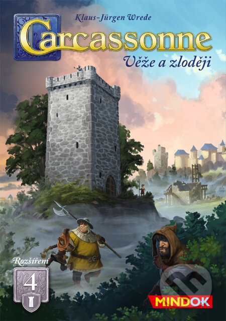 Spoločenská hra: Carcassonne 4: Věže a zloději 2025 (rozš.) (Mindok). Mindok, 2025 Spoločenská hra: Carcassonne 4: Věže a zloději 2025 (rozš.) (Mindok). Mindok, 2025