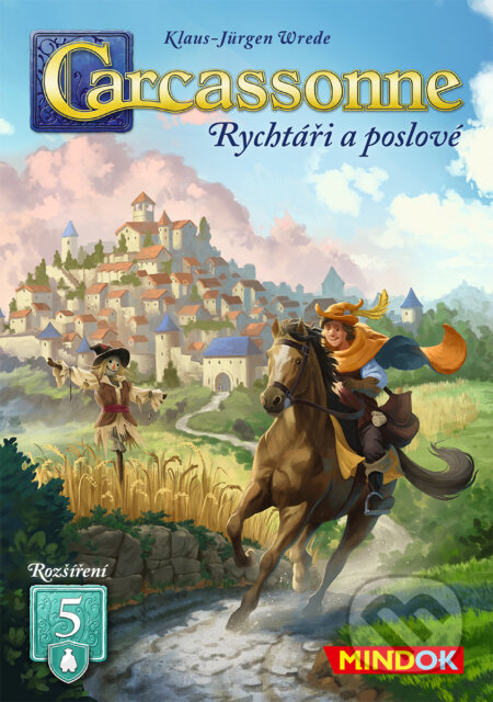 Společenská hra: Carcassonne 5: Rychtáři a poslové 2025 (rozš.) (Mindok). Mindok, 2025 Společenská hra: Carcassonne 5: Rychtáři a poslové 2025 (rozš.) (Mindok). Mindok, 2025