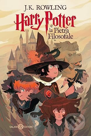 Kniha: Harry Potter e la pietra filosofale (J.K. Rowling). Salani Editore, 2025 Kniha: Harry Potter e la pietra filosofale (J.K. Rowling). Salani Editore, 2025