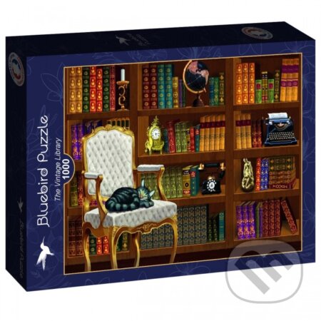 Puzzle: Puzzle Vintage knižnica (Bluebird). Bluebird, 2025 Puzzle: Puzzle Vintage knižnica (Bluebird). Bluebird, 2025