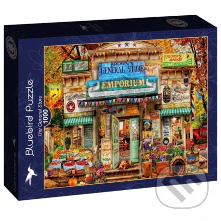 Puzzle: Puzzle Obchod so zmiešaným tovarom (Aimee Stewart). Bluebird, 2025 Puzzle: Puzzle Obchod so zmiešaným tovarom (Aimee Stewart). Bluebird, 2025