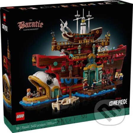 Spoločenská hra: LEGO® One Piece 75640 Plávajúca reštaurácia Baratie (LEGO). LEGO, 2025 Spoločenská hra: LEGO® One Piece 75640 Plávajúca reštaurácia Baratie (LEGO). LEGO, 2025