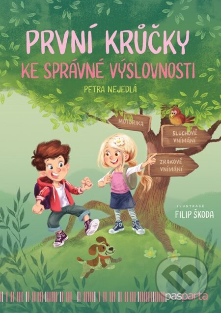 Kniha: První krůčky ke správné výslovnosti (Petra Nejedlá). Pasparta, 2025 Kniha: První krůčky ke správné výslovnosti (Petra Nejedlá). Pasparta, 2025