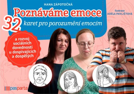 Kniha: Poznáváme emoce (Hana Zápotočná). Pasparta, 2025 Kniha: Poznáváme emoce (Hana Zápotočná). Pasparta, 2025