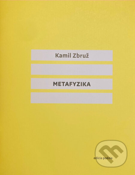 Kniha: Metafyzika (Kamil Zbruž). Vlna, 2025 Kniha: Metafyzika (Kamil Zbruž). Vlna, 2025