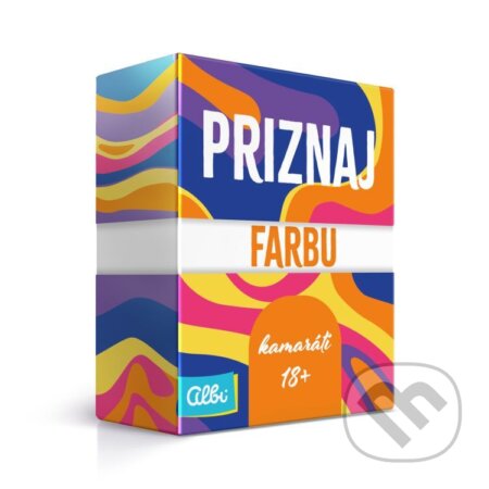 Společenská hra: Priznaj farbu - Kamaráti 18+ (Albi). Albi, 2025 Společenská hra: Priznaj farbu - Kamaráti 18+ (Albi). Albi, 2025