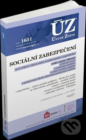 Kniha: ÚZ 1651 Sociální zabezpečení (Sagit). Sagit, 2025 Kniha: ÚZ 1651 Sociální zabezpečení (Sagit). Sagit, 2025