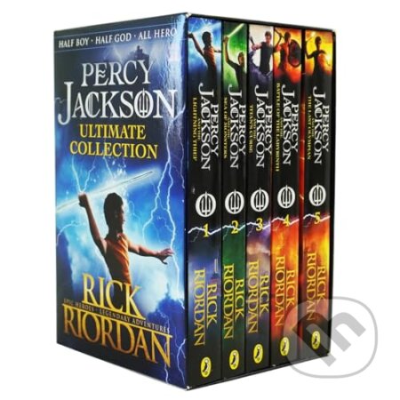 Kniha: Percy Jackson Ultimate Collection (Rick Riordan). Penguin Books, 2025 Kniha: Percy Jackson Ultimate Collection (Rick Riordan). Penguin Books, 2025