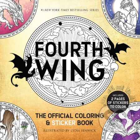Fourth Wing: The Official Coloring & Sticker Book (Lydia Fenwick). Dover Publications, 2025 Fourth Wing: The Official Coloring & Sticker Book (Lydia Fenwick). Dover Publications, 2025