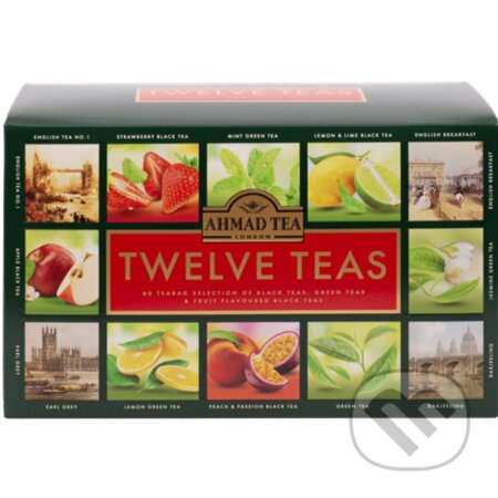 Kávy a čaje: Twelve Teas Selection (AHMAD TEA). AHMAD TEA Kávy a čaje: Twelve Teas Selection (AHMAD TEA). AHMAD TEA