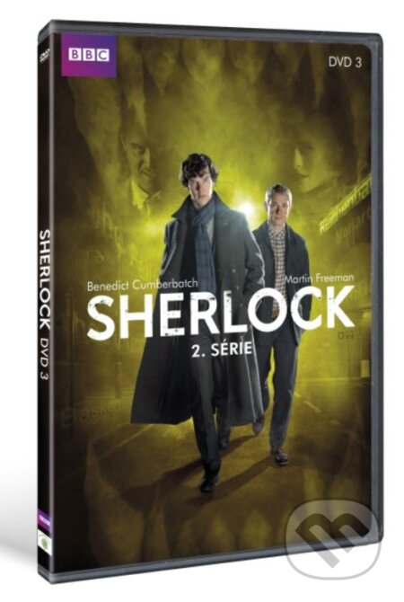 Film: Sherlock 2. séria - DVD 3. (Paul McGuigan, Euros Lyn a Toby Haynes) (DVD). , 2013 Film: Sherlock 2. séria - DVD 3. (Paul McGuigan, Euros Lyn a Toby Haynes) (DVD). , 2013