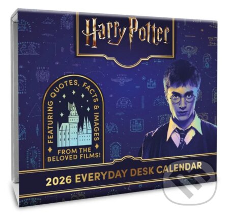 Oficiální trhací stolní kalendář 2026: Harry Potter (15 x 13 x 4 cm) (Harry Potter). Harry Potter, 2025 Oficiální trhací stolní kalendář 2026: Harry Potter (15 x 13 x 4 cm) (Harry Potter). Harry Potter, 2025