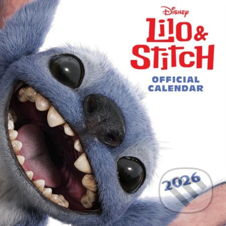 Oficiální nástěnný kalendář Disney 2026: Lilo & Stitch s plakátem (SQ 30,5 x 30,5|61 cm) (Cure Pink). Cure Pink, 2025 Oficiální nástěnný kalendář Disney 2026: Lilo & Stitch s plakátem (SQ 30,5 x 30,5|61 cm) (Cure Pink). Cure Pink, 2025