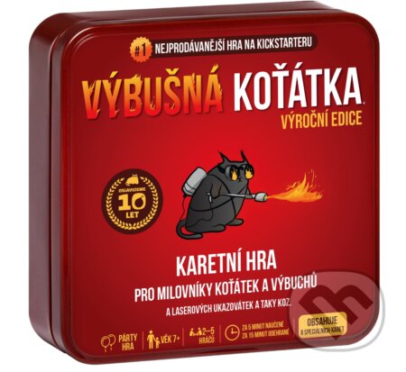 Spoločenská hra: Výbušná koťátka: Výroční edice (). , 2025 Spoločenská hra: Výbušná koťátka: Výroční edice (). , 2025