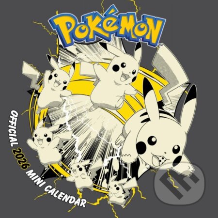Kniha: Oficiální dětský nástěnný mini kalendář 2026: Pokémon s plakátem (17,8 x 17,8|35,6 cm) (Pokemon). Pokemon, 2025 Kniha: Oficiální dětský nástěnný mini kalendář 2026: Pokémon s plakátem (17,8 x 17,8|35,6 cm) (Pokemon). Pokemon, 2025