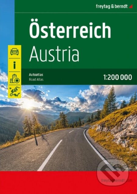 Rakúsko 1: 200 000 A4 (freytag&berndt). freytag&berndt, 2025 Rakúsko 1: 200 000 A4 (freytag&berndt). freytag&berndt, 2025