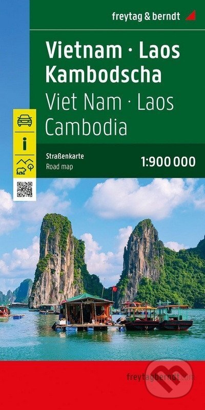 Vietnam – Laos – Kambodža 1:900 000 / automapa (freytag&berndt). freytag&berndt, 2025 Vietnam – Laos – Kambodža 1:900 000 / automapa (freytag&berndt). freytag&berndt, 2025