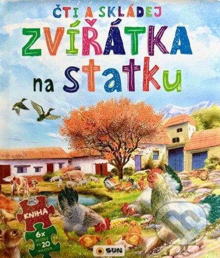 Kniha: Čti a skládej: Zvířátka na statku (SUN). SUN, 2025 Kniha: Čti a skládej: Zvířátka na statku (SUN). SUN, 2025